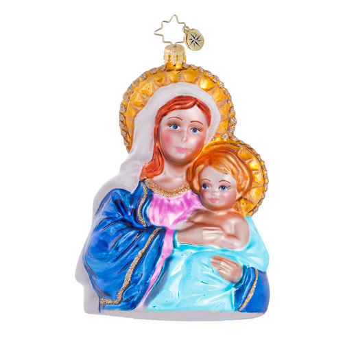 A Mother's Love Mary & Baby Jesus  (retired) Radko Ornament