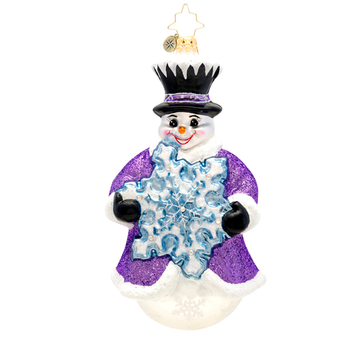 Flakey Frosty  (retired) Radko Ornament