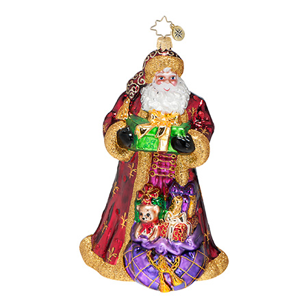 From Russia With Love Santa  (retired) Radko Ornament