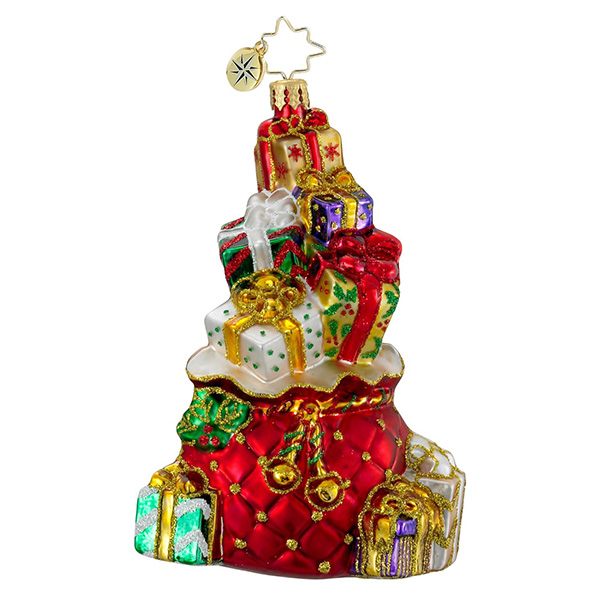 Goody Bag Ornament (retired) Radko Ornament