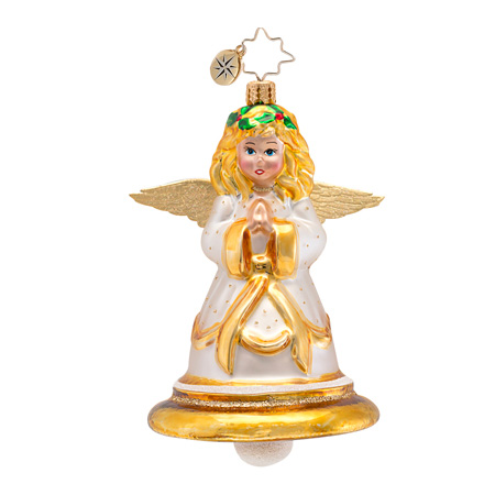 Heavenly Chimes Angel  (retired) Radko Ornament