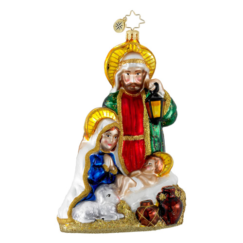 Heavenly Family Religious Nativity Radko Ornament