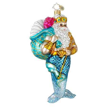 King Neptune Santa  (retired) Radko Ornament