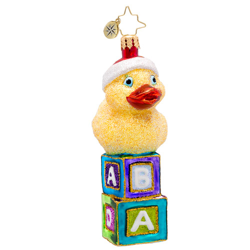 New Duck On The Block 2014 Dated  (retired) Radko Ornament