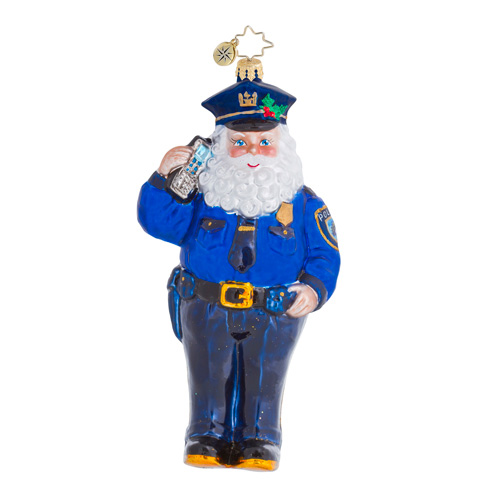 Officer Nick Law Enforcement Police  (retired) Radko Ornament
