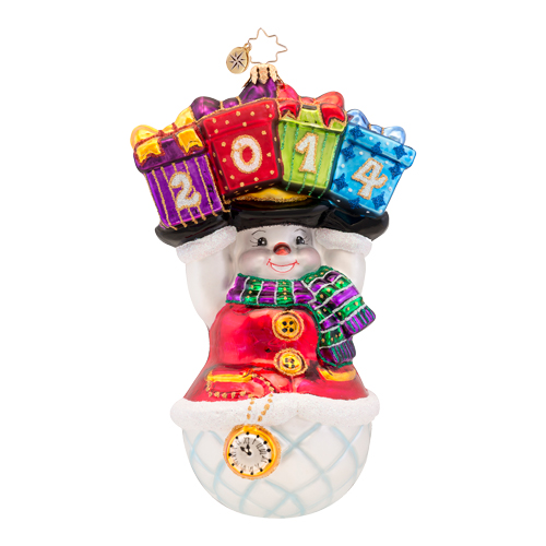 Snow The Year 2014 Dated  (retired) Radko Ornament