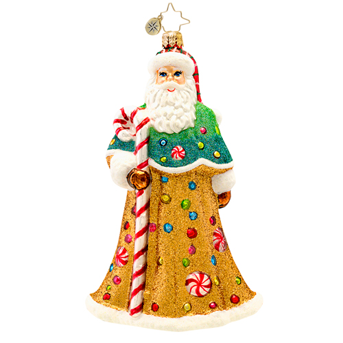 Sweetly Dressed Santa Radko Ornament