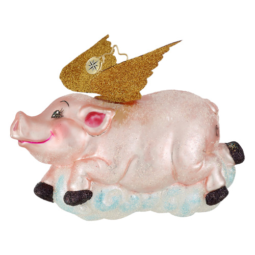 When Pigs Fly  (retired) Radko Ornament