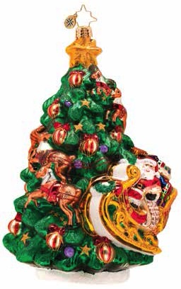 Wrappin' Around Radko Ornament