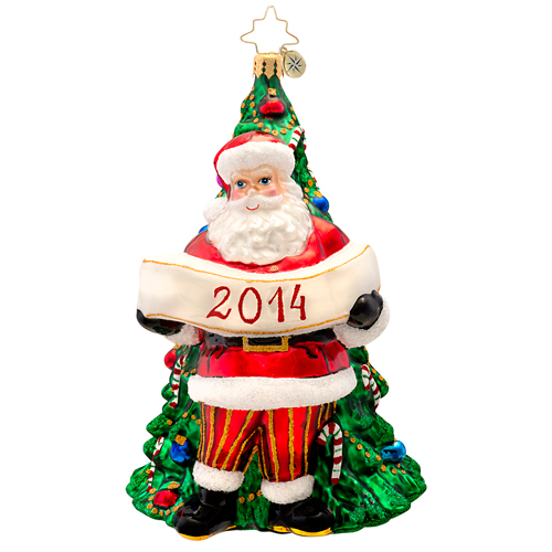 Yearly Magic 2014 Dated  (retired) Radko Ornament
